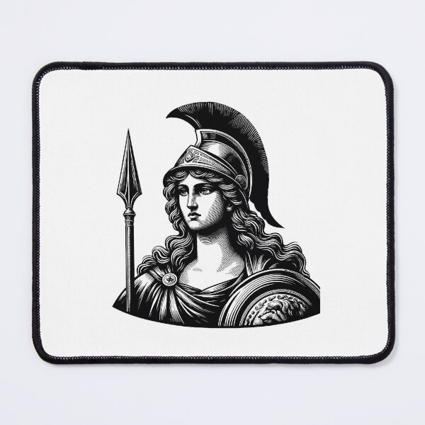 Item preview, Athena, Goddess of Wisdom and Strategy - A Striking Portrait designed and sold by NTGUILTY.