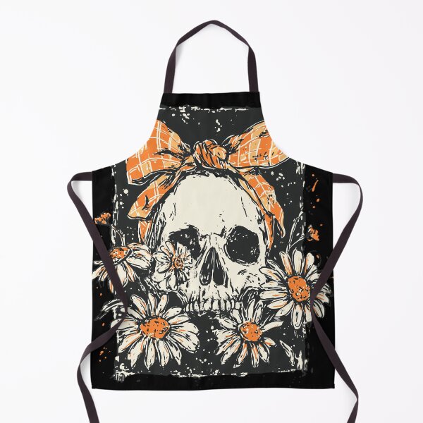 Item preview, Vintage Skull with Flowers Distressed Retro Halloween Gothic designed and sold by JessArty ⭐⭐⭐⭐⭐.