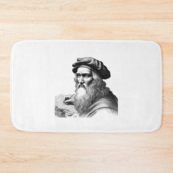 Item preview, Leonardo da Vinci, The Renaissance Genius - A Vintage Portrait designed and sold by NTGUILTY.