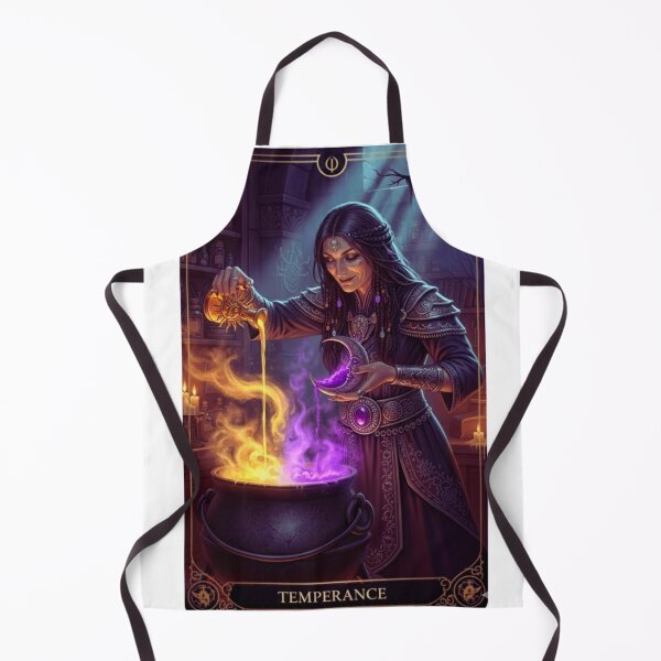 Item preview, Halloween Tarot: The Temperance Witch designed and sold by NewGenWitchcraft.
