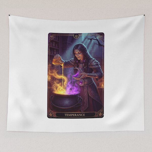 Item preview, Halloween Tarot: The Temperance Witch designed and sold by NewGenWitchcraft.