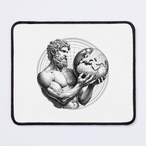 Item preview, Atlas, The Titan of Strength - A Classical Portrait designed and sold by NTGUILTY.