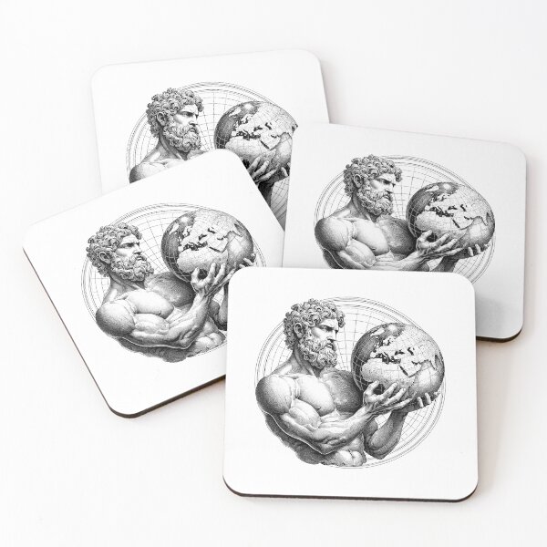 Item preview, Atlas, The Titan of Strength - A Classical Portrait designed and sold by NTGUILTY.