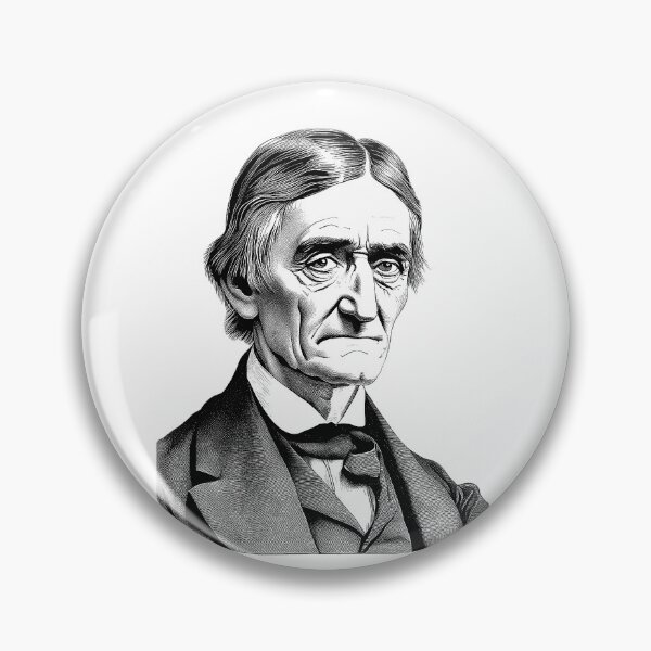 Item preview, Ralph Waldo Emerson, The Father of Transcendentalism - A Vintage Portrait designed and sold by NTGUILTY.