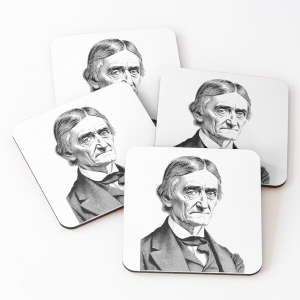 Item preview, Ralph Waldo Emerson, The Father of Transcendentalism - A Vintage Portrait designed and sold by NTGUILTY.