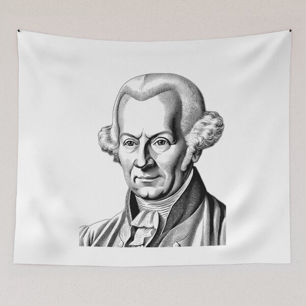 Item preview, Immanuel Kant, The Mastermind of Modern Philosophy - A Classic Portrait designed and sold by NTGUILTY.