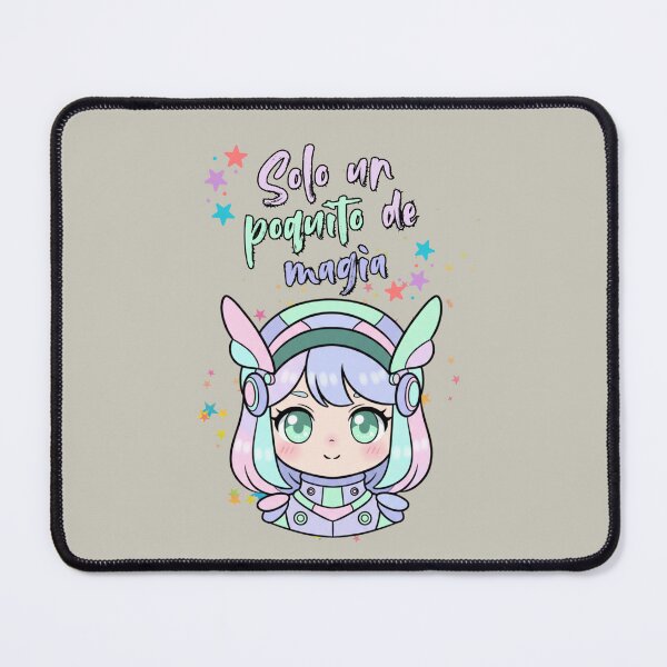 Item preview, Just a Little Bit of Magic - Kawaii Anime of a Magical Girl with Headphones designed and sold by DibuHumor.