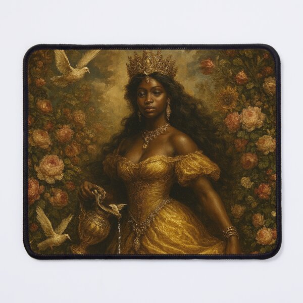 Item preview, Oshun, The Golden Bloom of Eternal Waters designed and sold by Woven-myth.