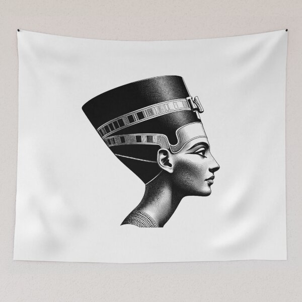 Item preview, Nefertiti, The Great Royal Wife - A Vintage Egyptian Portrait designed and sold by NTGUILTY.