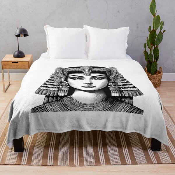 Item preview, Cleopatra, The Queen of the Nile - A Vintage Egyptian Engraving designed and sold by NTGUILTY.