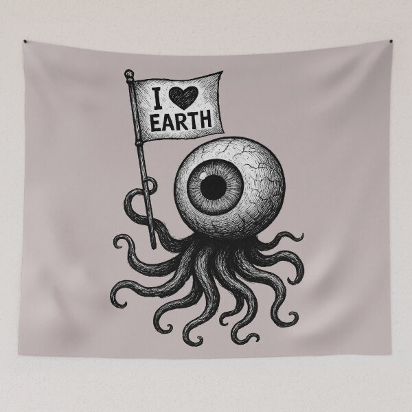 Item preview, Aliens Love Earth - T. OCCELUS  designed and sold by Saint Arts Studio.