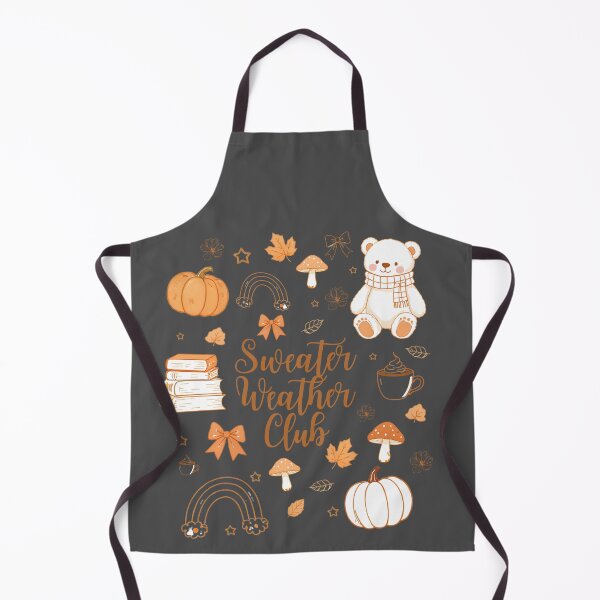 Item preview, Sweater Weather Club – Cosy Autumn Bear, Pumpkin & Coffee Collage designed and sold by twilightprints.