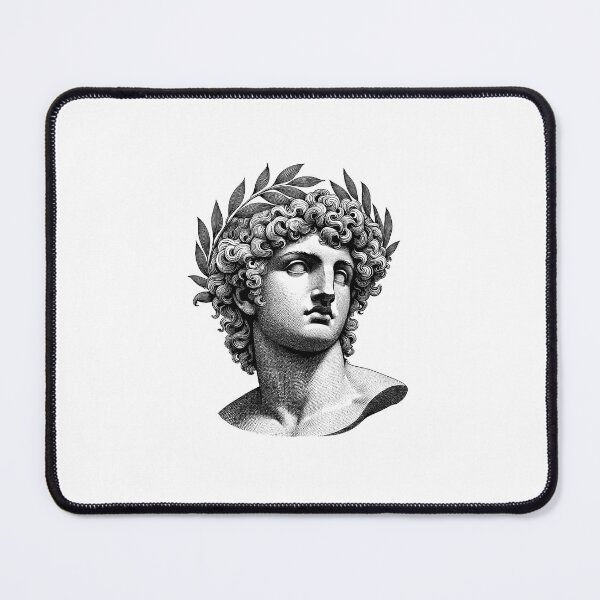 Item preview, Apollo, God of Music and Light - A Vintage Bust Engraving designed and sold by NTGUILTY.