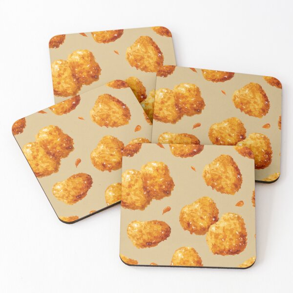 Item preview, Chicken Nugget Pattern – Funny Food Pattern designed and sold by Meiersbeste.