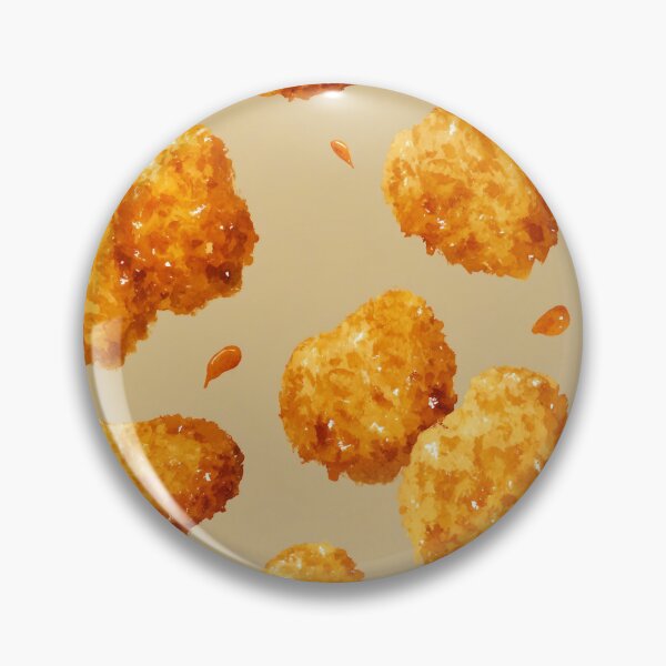 Item preview, Chicken Nugget Pattern – Funny Food Pattern designed and sold by Meiersbeste.