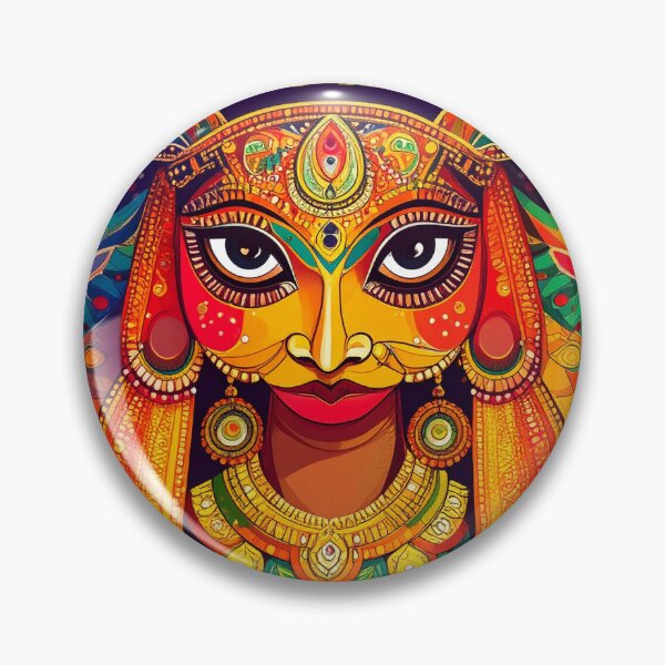 Item preview, Frida Kahlo in Indian Folk Art designed and sold by Watelse.