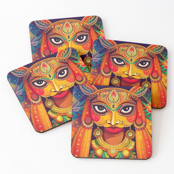 Item preview, Frida Kahlo in Indian Folk Art designed and sold by Watelse.