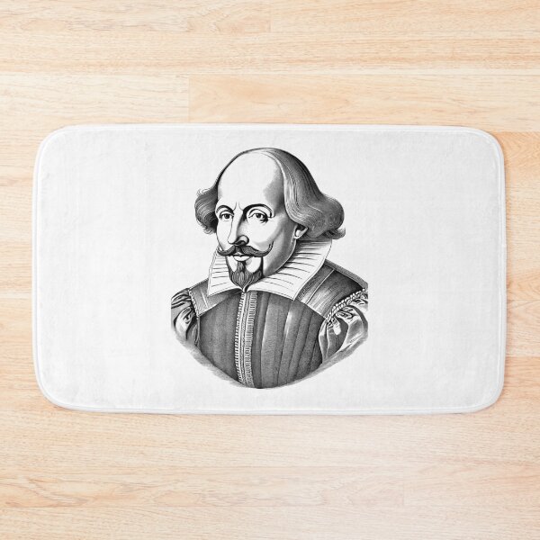 Item preview, William Shakespeare, The Bard of Avon - A Vintage Portrait Engraving designed and sold by NTGUILTY.