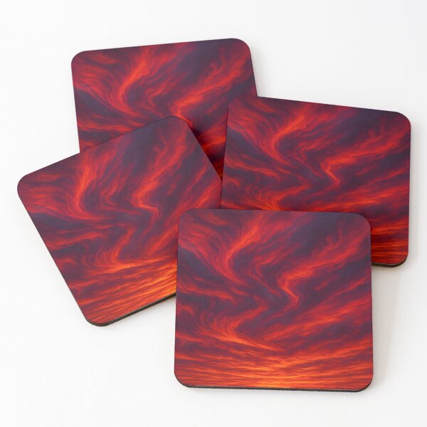 Item preview, Fiery Red Sunset Sky designed and sold by SassyArtistry.