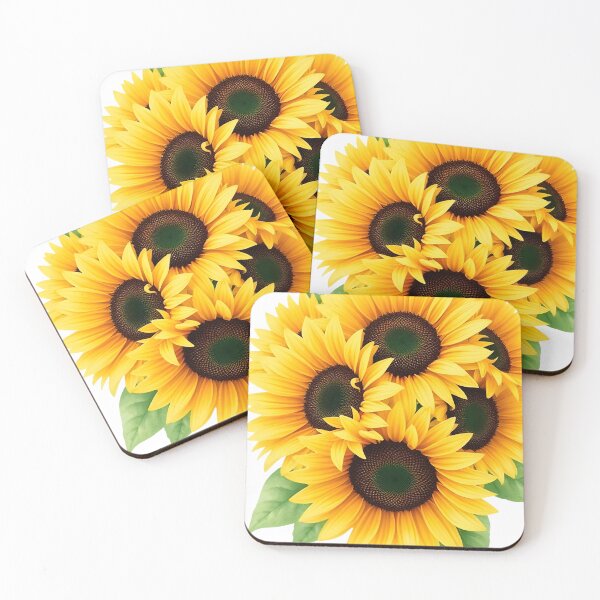 Item preview, Vibrant Watercolor Sunflowers designed and sold by GuruArtGallery.