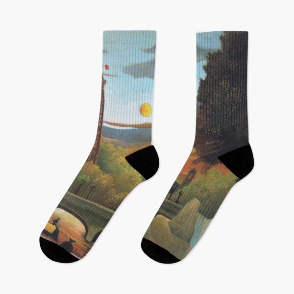 Item preview, Seine and Eiffel-tower in the sunset (1910) | Henri Rousseau designed and sold by Oliveirallan.