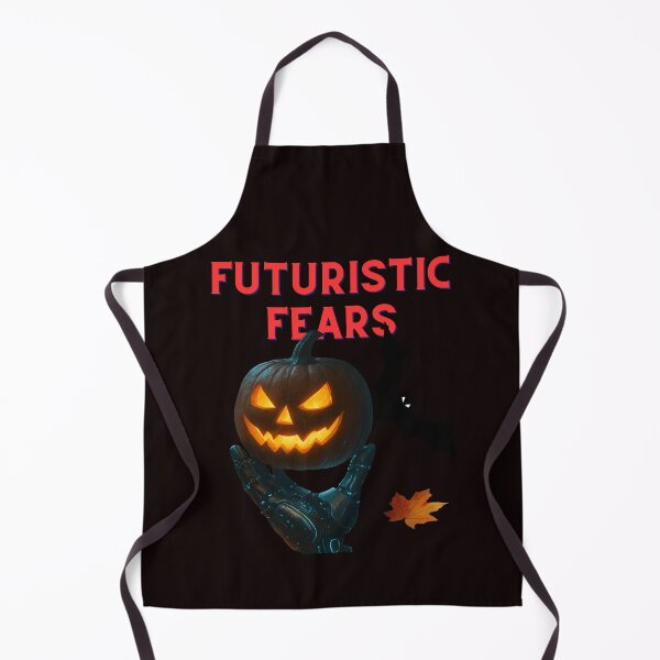 Item preview, Futuristic Fears T-shirt with a Dark Futuristic Halloween Theme designed and sold by MojNetSerwis WWK.