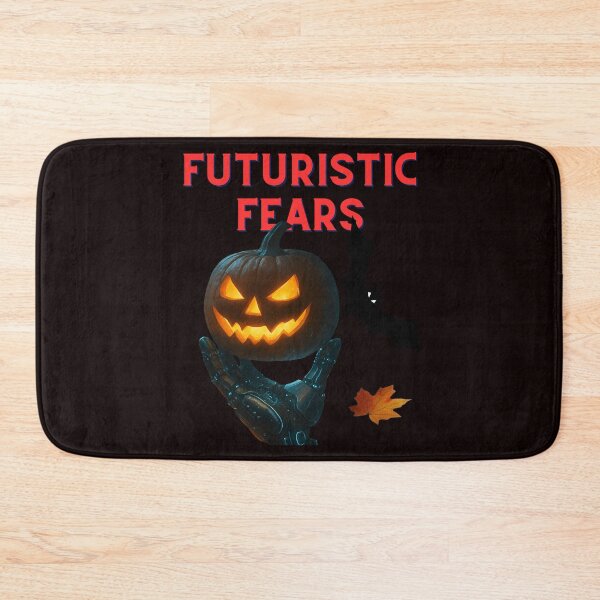 Item preview, Futuristic Fears  T-shirt with a Dark  Futuristic Halloween Theme designed and sold by MojNetSerwis WWK.