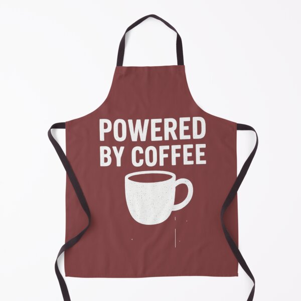 Item preview, Powered by Coffee – Funny Caffeine Lover T-Shirt designed and sold by Long Family Gifts.