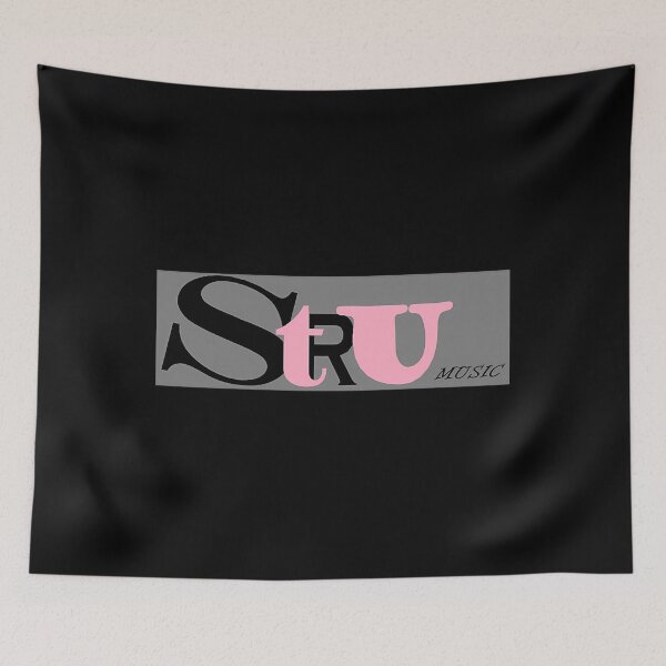 Item preview,  Grey Background - Stru Music - Pink  Black designed and sold by MistGribben.