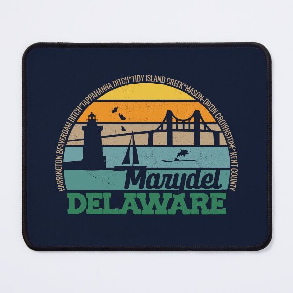 Item preview, Marydel Delaware Retro Sunset Local Pride Logo designed and sold by CRHPOD20.