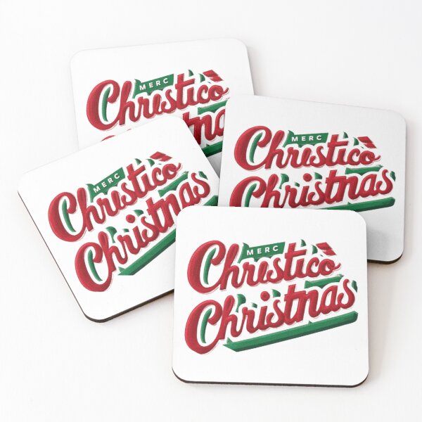 Item preview, Retro Christmas Typography – Vintage Holiday Design designed and sold by AlexLineArt.