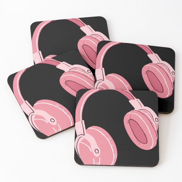 Item preview, Pink Headphones designed and sold by MistGribben.