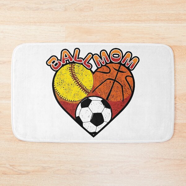 Item preview, Ball Mom Heart Design Softball Basketball Soccer Sports designed and sold by ArtDesignTp.