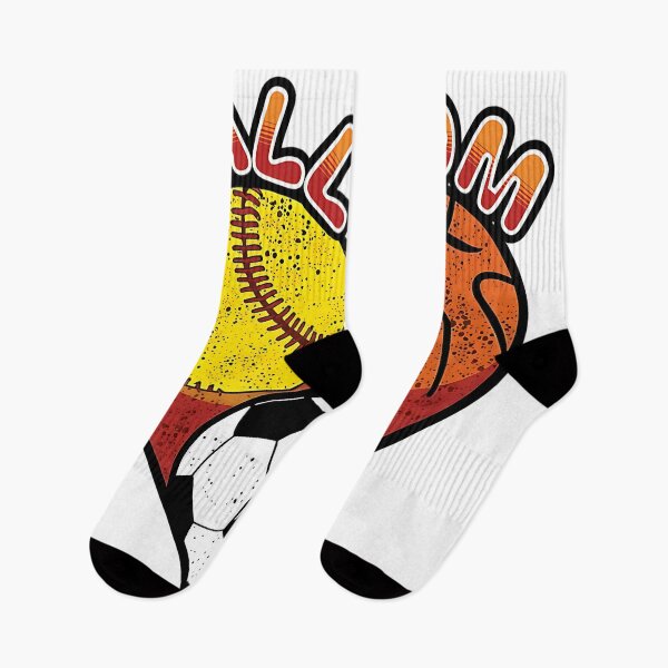 Item preview, Ball Mom Heart Design Softball Basketball Soccer Sports designed and sold by ArtDesignTp.