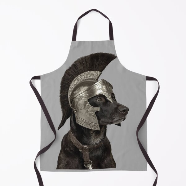 Item preview, Gladiator Dog Helmet – Brave Warrior Pup Illustration designed and sold by Art-Design-EM.