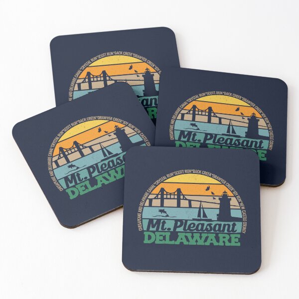 Item preview, Mt. Pleasant Delaware Retro Sunset Local Pride Logo  designed and sold by CRHPOD20.