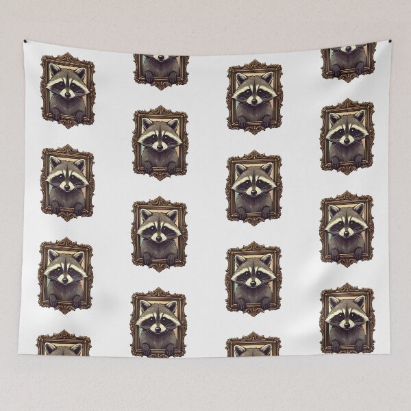 Item preview, Raccoon in a frame designed and sold by PrintLabStudio.