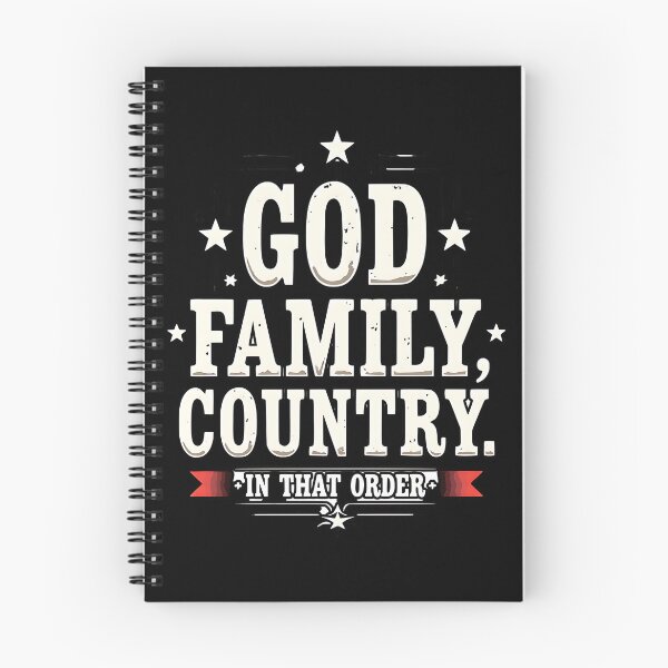 Item preview, God Family Country In That Order Patriotic Faith Quote Design designed and sold by ArtDesignTp.