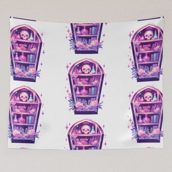 Item preview, Spooky coffin bookcase designed and sold by MendaciousMina.