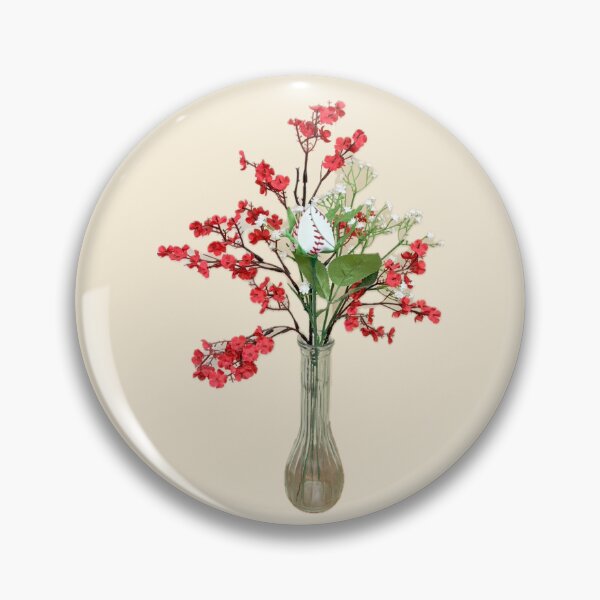 Item preview, Freshly Bloomed Baseball Flower designed and sold by SHY Designs .