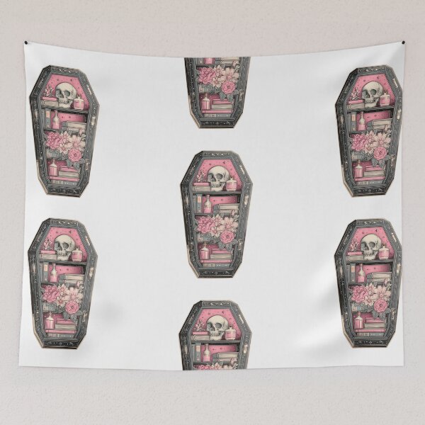 Item preview, Spooky coffin bookcase designed and sold by MendaciousMina.