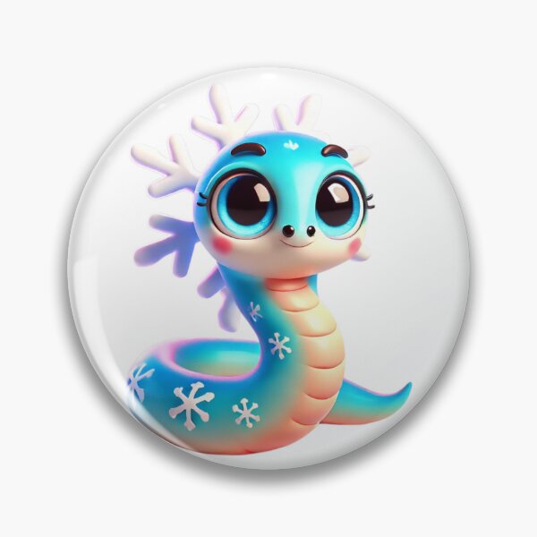 Item preview, Adorable Snowflake Eel designed and sold by Sillytoe.