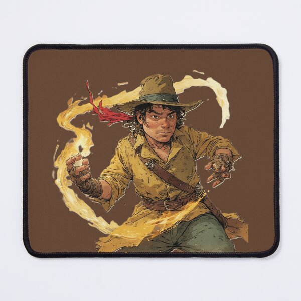 Item preview, Wild West Fire Mage – Fantasy Cowboy Art by NegarTv Designs designed and sold by NegarTv Designs.