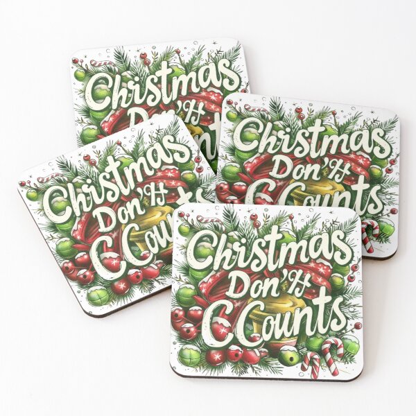 Item preview, Christmas Don’t Count – Funny Holiday Design designed and sold by AlexLineArt.
