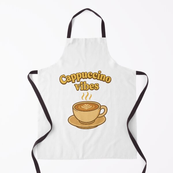 Item preview, Cappuccino vibes – Retro & gourmet design designed and sold by pasdem.
