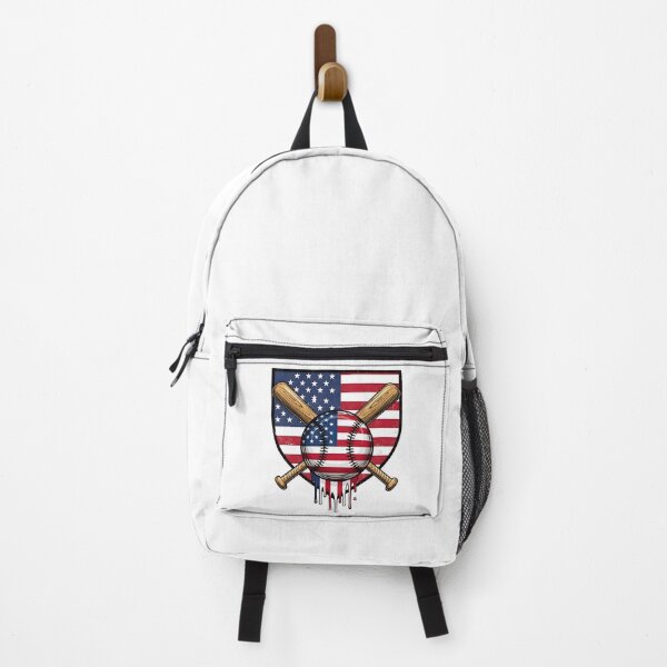 Item preview, American Flag Baseball Crossed Bats Patriotic Sports Design designed and sold by ArtDesignTp.