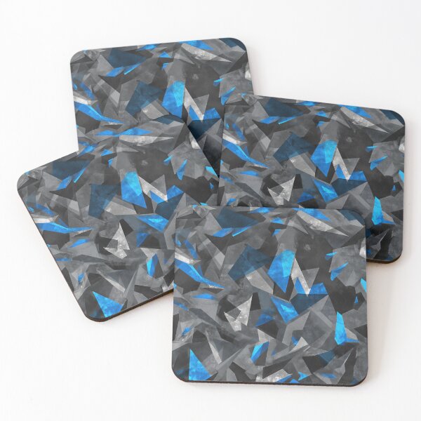 Item preview, Geometric Camouflage Pattern – Blue Gray Urban Design designed and sold by Meiersbeste.
