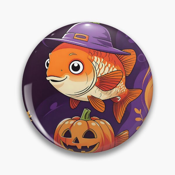 Item preview, Pumpkin Witch Fish designed and sold by DariaCraft.