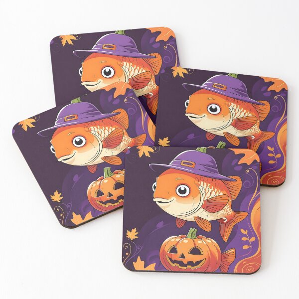 Item preview, Pumpkin Witch Fish designed and sold by DariaCraft.