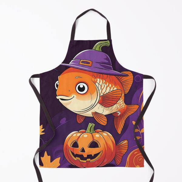 Item preview, Pumpkin Witch Fish designed and sold by DariaCraft.